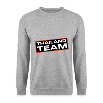 Thailand Team - Unisex Sweatshirt - salt & pepper - Front - Alina (178cm) & Michal (187cm)