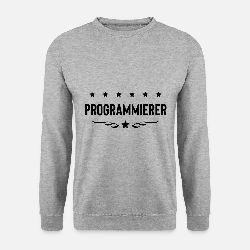 Programmierer Beruf - Unisex Pullover - Weißgrau meliert