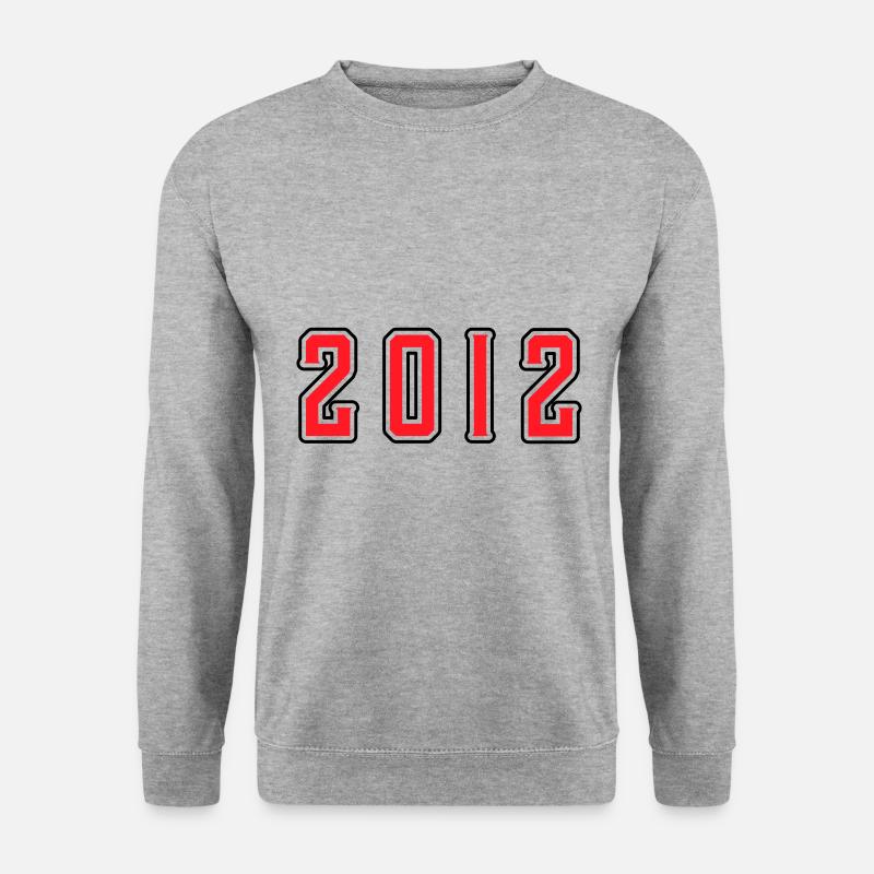 2012 year birthday - Unisex Sweatshirt - salt & pepper