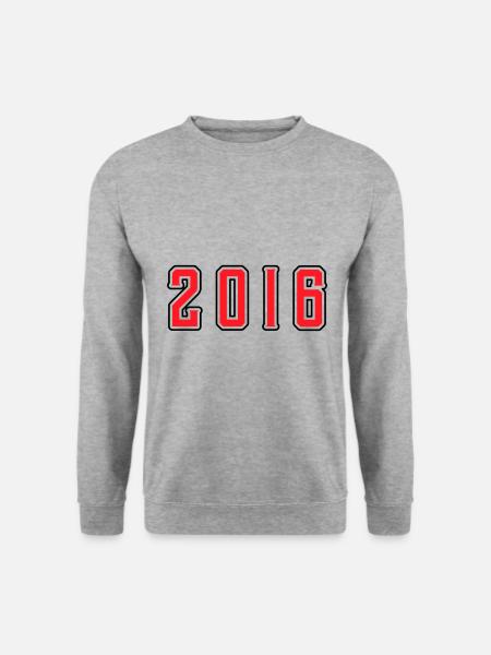 2016 year birthday - Unisex Sweatshirt - salt & pepper