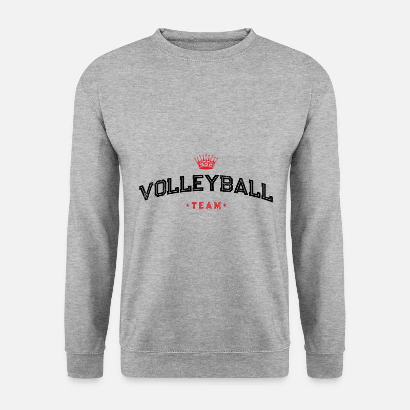 Volleyball Team - Unisex Pullover - Weißgrau meliert