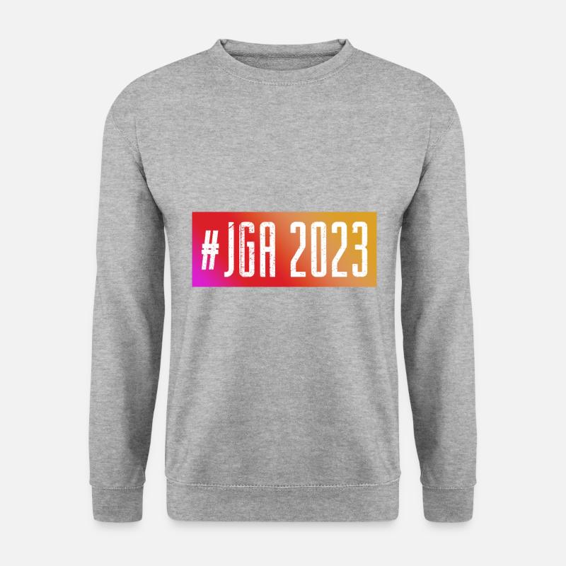 Jga 2023 Junggesellenabschied - Unisex Pullover - Weißgrau meliert