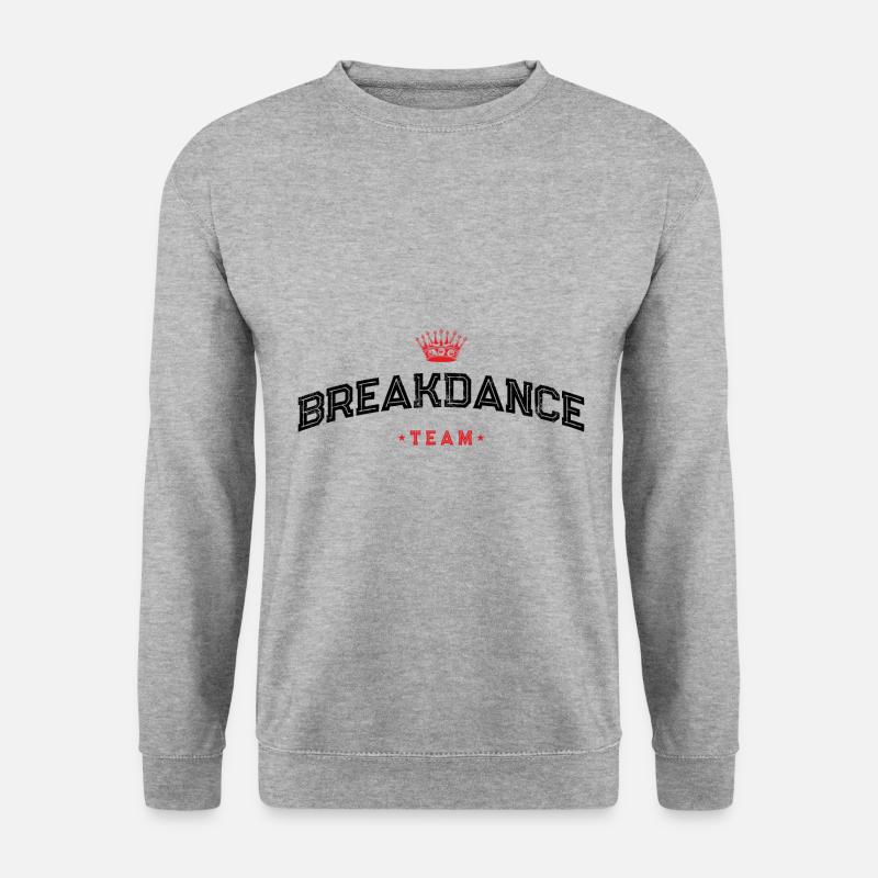 Breakdance Team - Unisex Pullover - Weißgrau meliert