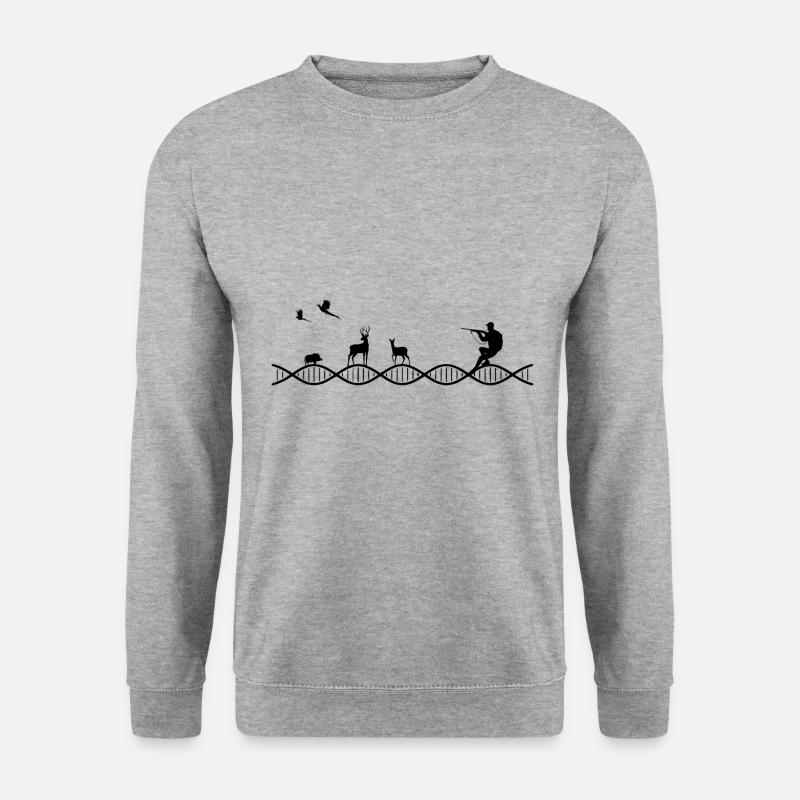 DNA Hunting Hunter - Unisex Sweatshirt - salt & pepper