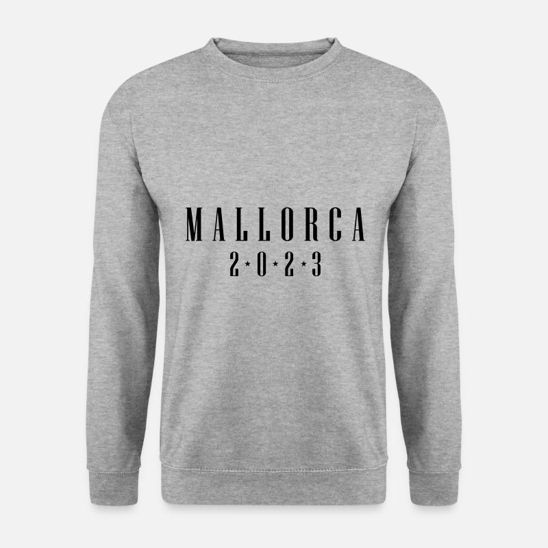 Mallorca 2023 - Unisex Pullover - Weißgrau meliert