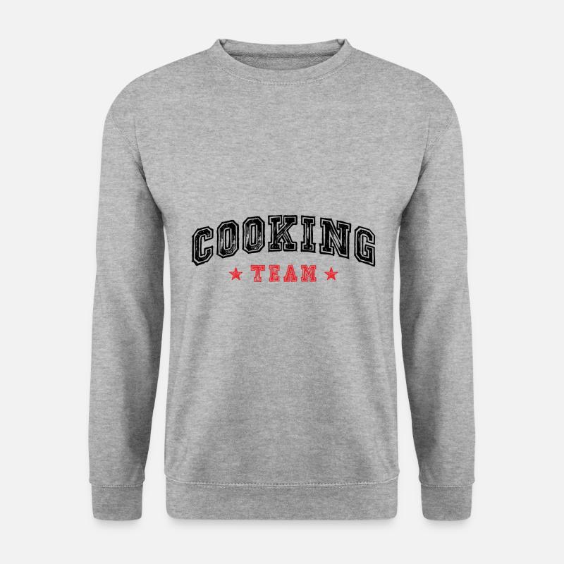 Cooking Team - Unisex Pullover - Weißgrau meliert