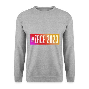 Zrce Party 2023 - Unisex Sweatshirt - salt & pepper - Front - Alina (178cm) & Michal (187cm)