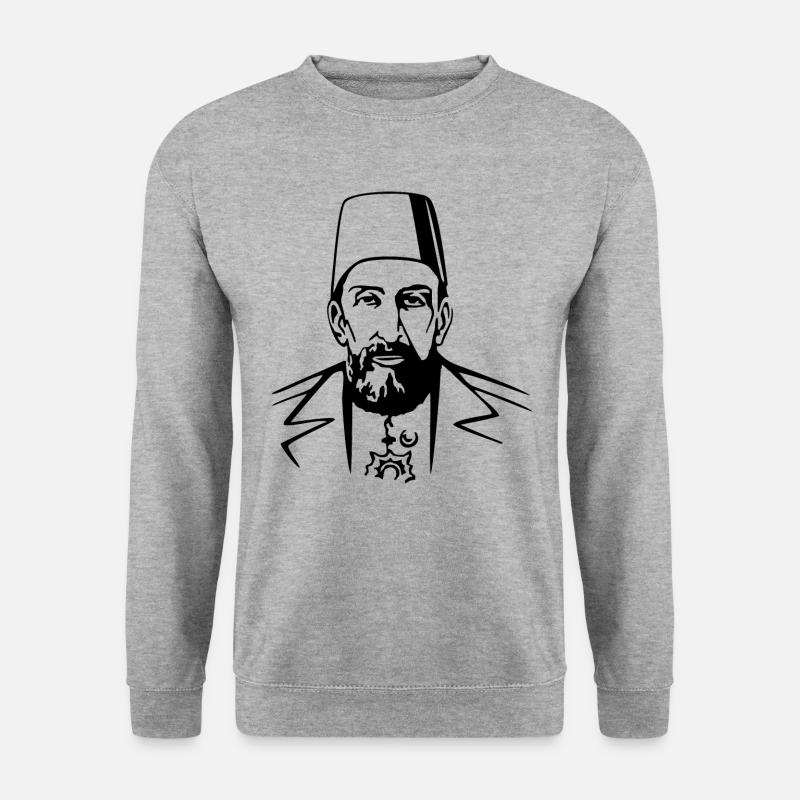 Osmanli Abduellhamid han - Unisex Pullover - Weißgrau meliert