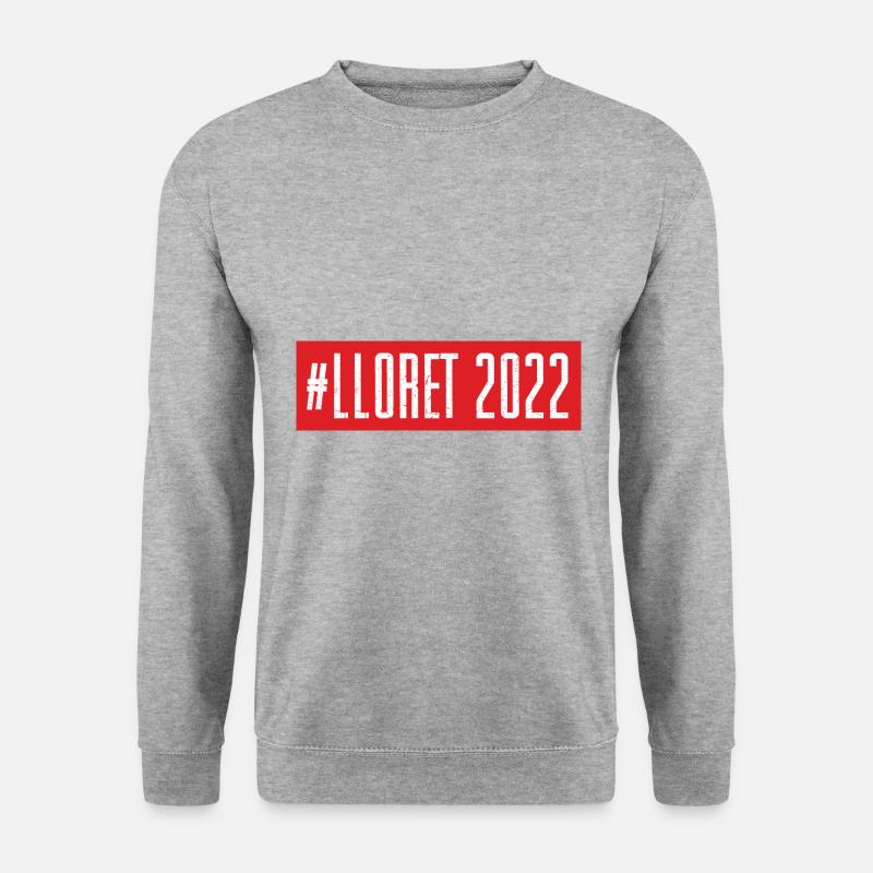 Lloret De Mar 2022 - Unisex Pullover - Weißgrau meliert