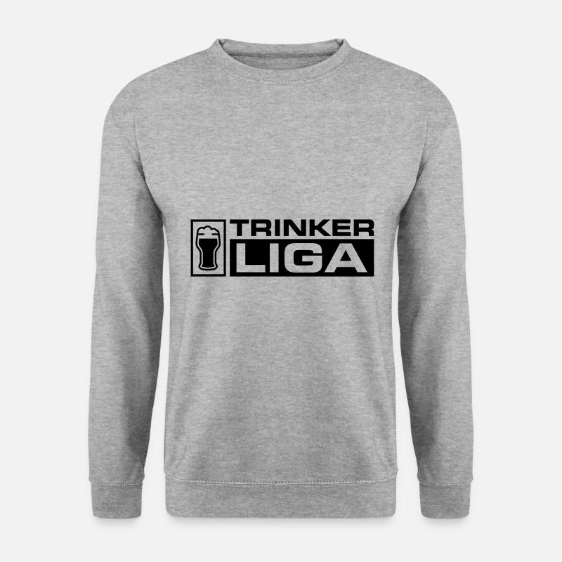 Trinker Liga - Unisex Pullover - Weißgrau meliert