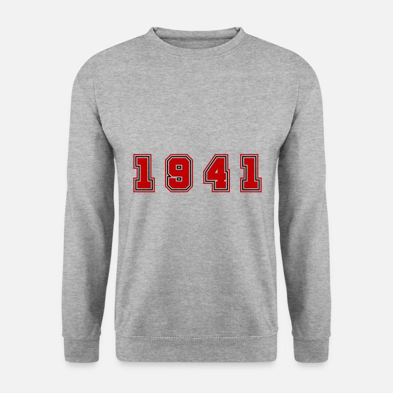 1941 Year Number - Unisex Sweatshirt - salt & pepper