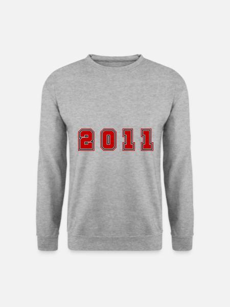 2011 Year Number - Unisex Sweatshirt - salt & pepper