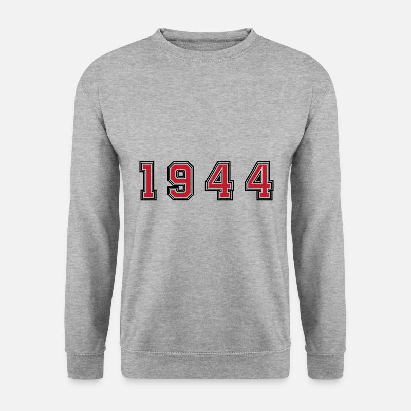 Numéro de l’année 1944 - Sweat-shirt Unisexe - gris chiné