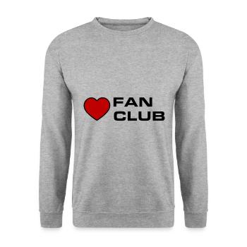 Fan Club - Unisex Sweatshirt - salt & pepper - Front - Alina (178cm) & Michal (187cm)