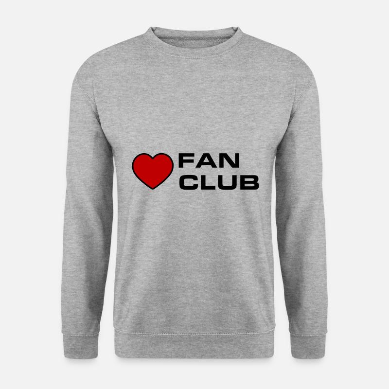 Fan Club - Unisex Pullover - Weißgrau meliert