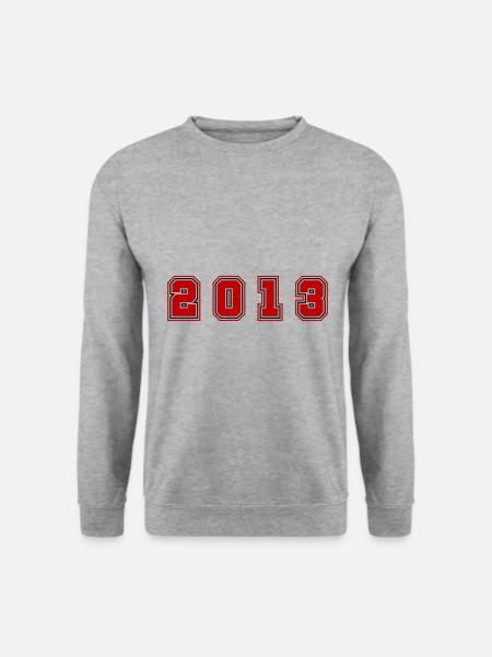 2013 Year Number - Unisex Sweatshirt - salt & pepper