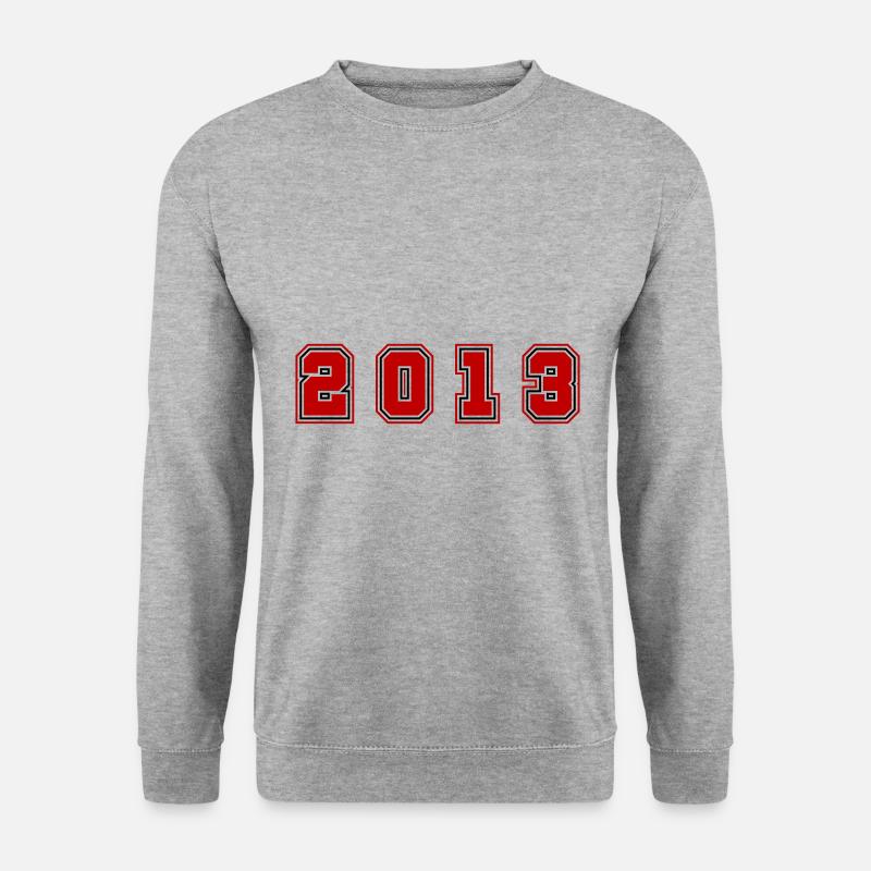 2013 Year Number - Unisex Sweatshirt - salt & pepper