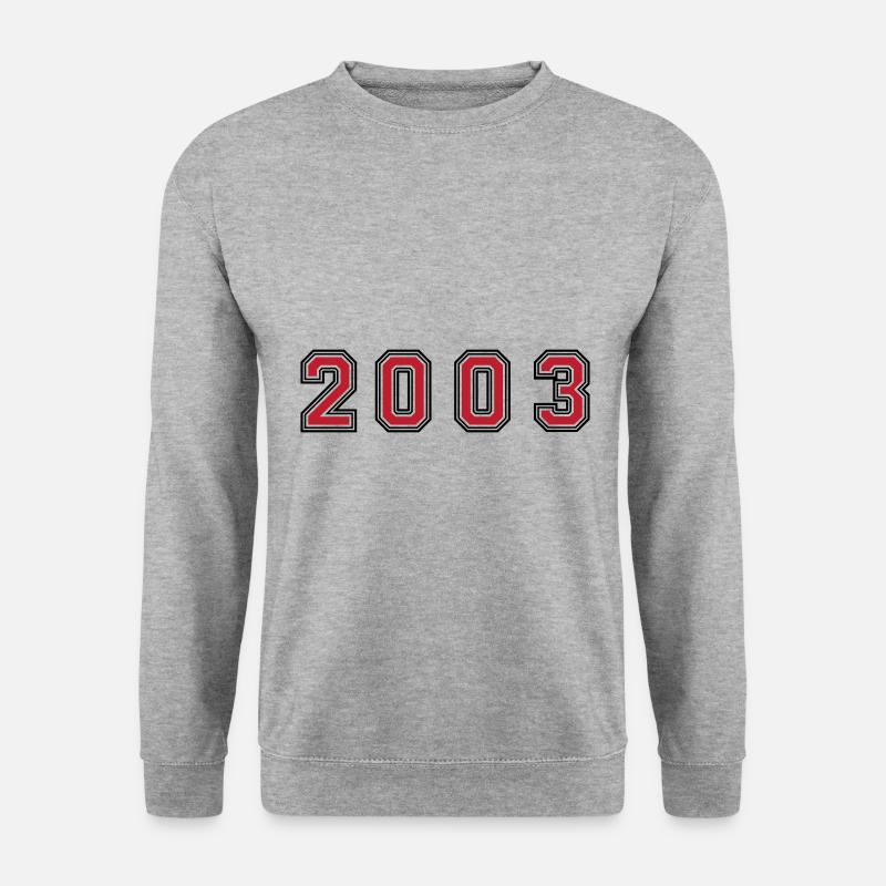 2003 Year Number - Unisex Sweatshirt - salt & pepper