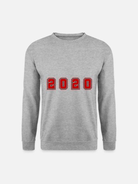 2020 Year Number - Unisex Sweatshirt - salt & pepper
