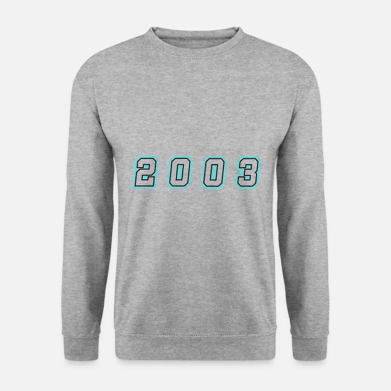 Numéro de l’année 2003 - Sweat-shirt Unisexe - gris chiné