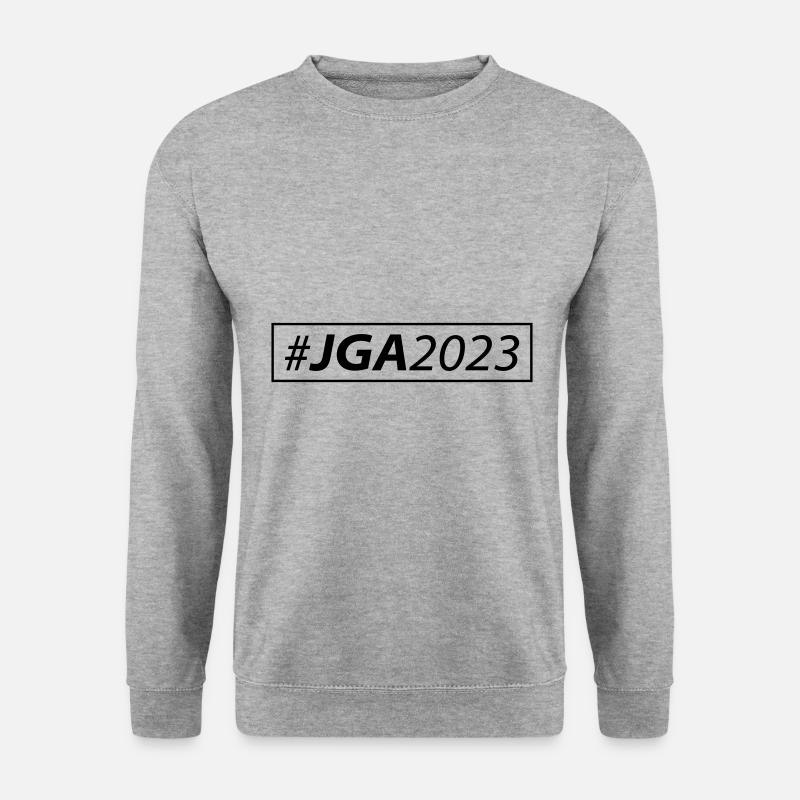 Jga 2023 Junggesellenabschied - Unisex Pullover - Weißgrau meliert