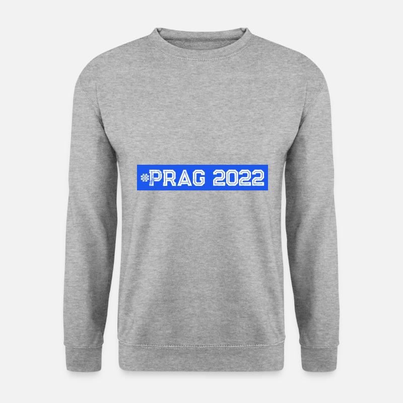 Prag 2022 - Unisex Pullover - Weißgrau meliert