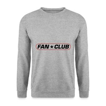 Fan Club - Unisex Sweatshirt - salt & pepper - Front - Alina (178cm) & Michal (187cm)