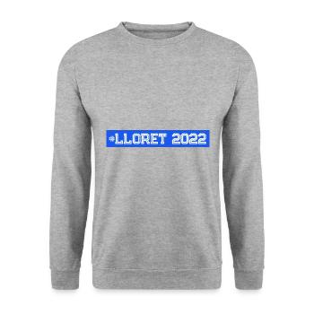 Lloret De Mar 2022 - Unisex Pullover - Weißgrau meliert - Vorne - Alina (178cm) & Michal (187cm)