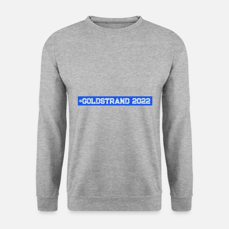 Goldstrand 2022 - Unisex Pullover - Weißgrau meliert