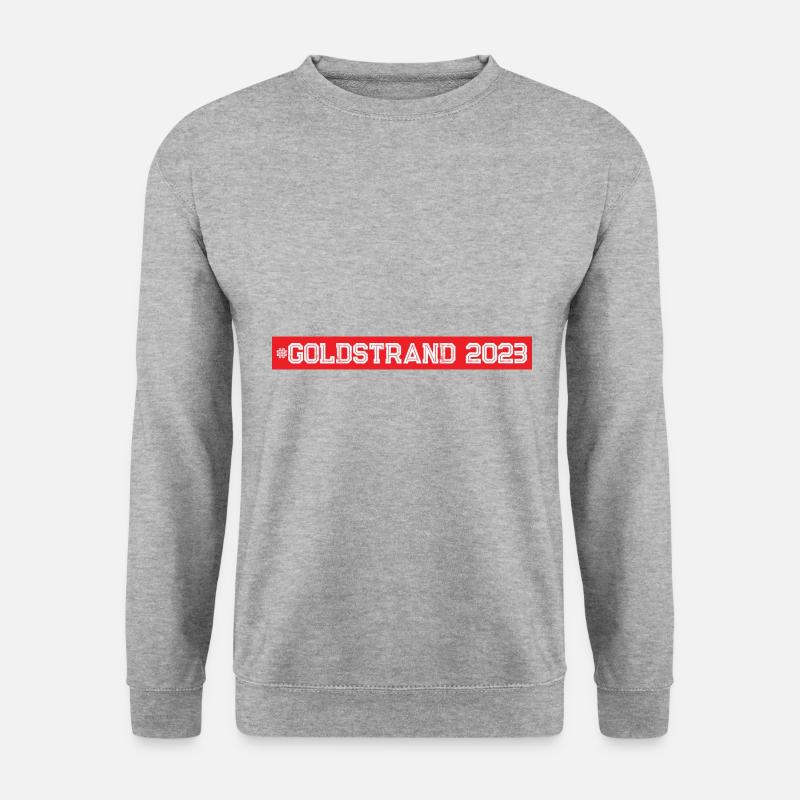 Goldstrand 2023 - Unisex Pullover - Weißgrau meliert