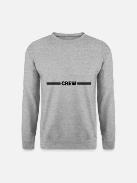 Conception de l’équipage - Sweat-shirt Unisexe - gris chiné
