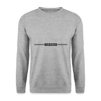 Membres de l’équipe - Sweat-shirt Unisexe - gris chiné - Devant - Alina (178cm) & Michal (187cm)