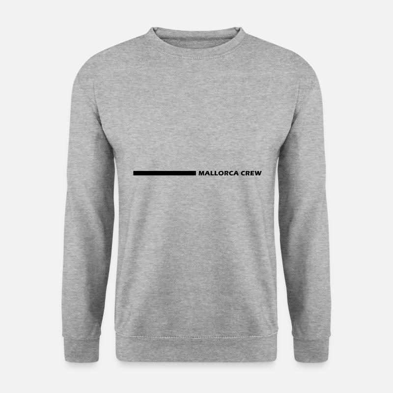 Mallorca Crew - Unisex Pullover - Weißgrau meliert