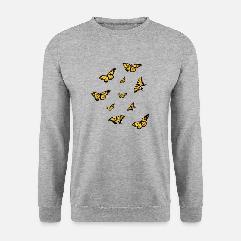 Butterfly Aesthetic - Unisex Pullover - Weißgrau meliert