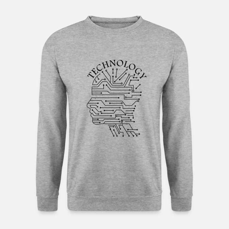 Technology gift present idea - Unisex Sweatshirt - salt & pepper