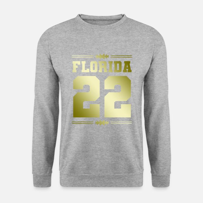 Florida 22 - Unisex Pullover - Weißgrau meliert