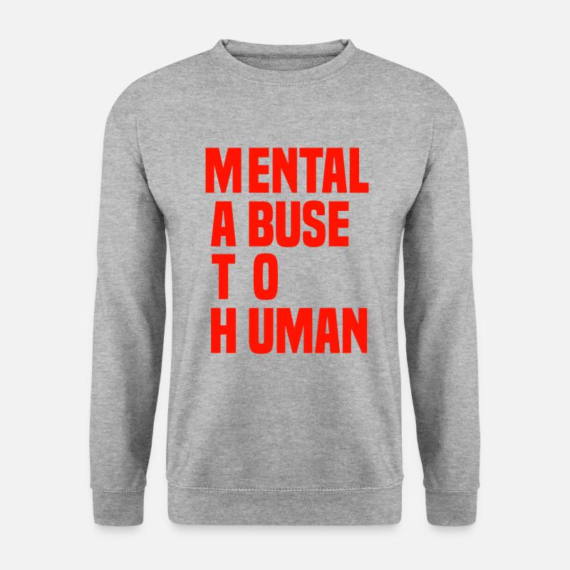 mathematik spruch - Unisex Pullover - Weißgrau meliert