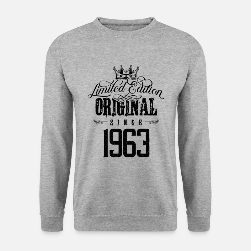 1963 limited edition - Unisex Pullover - Weißgrau meliert