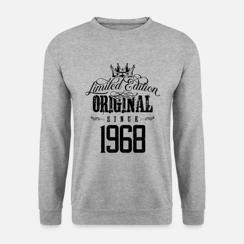 1968 limited edition - Unisex Pullover - Weißgrau meliert