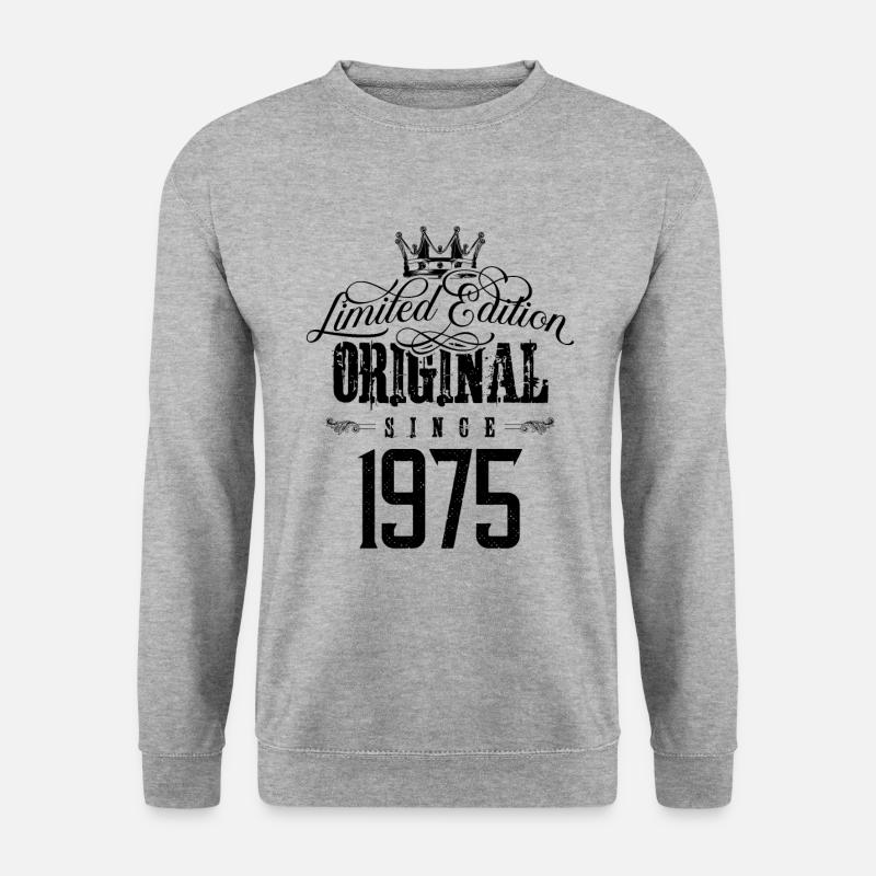 1975 limited edition - Unisex Pullover - Weißgrau meliert