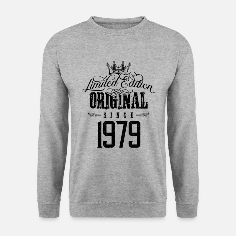 1979 limited edition - Unisex Pullover - Weißgrau meliert