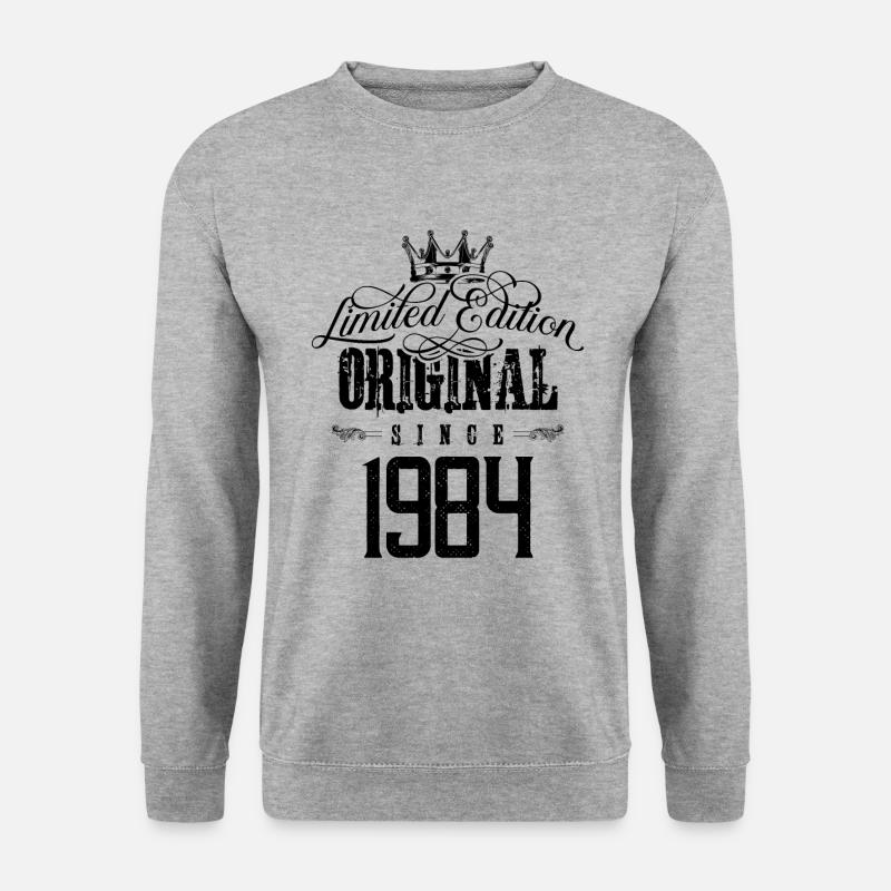 1984 limited edition - Unisex Pullover - Weißgrau meliert