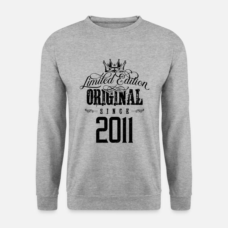 2011 limited edition - Unisex Pullover - Weißgrau meliert