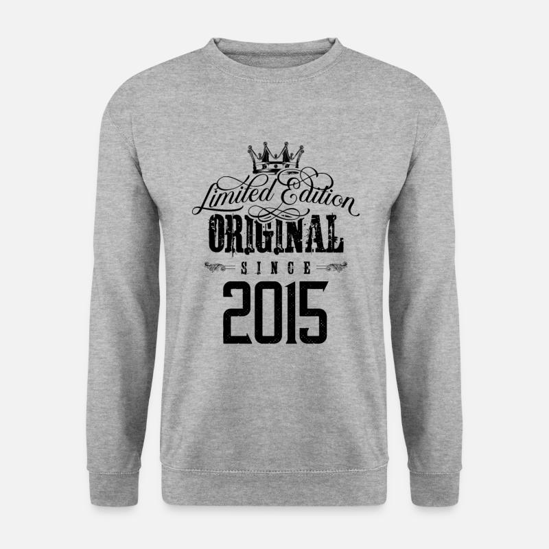 2015 limited edition - Unisex Pullover - Weißgrau meliert