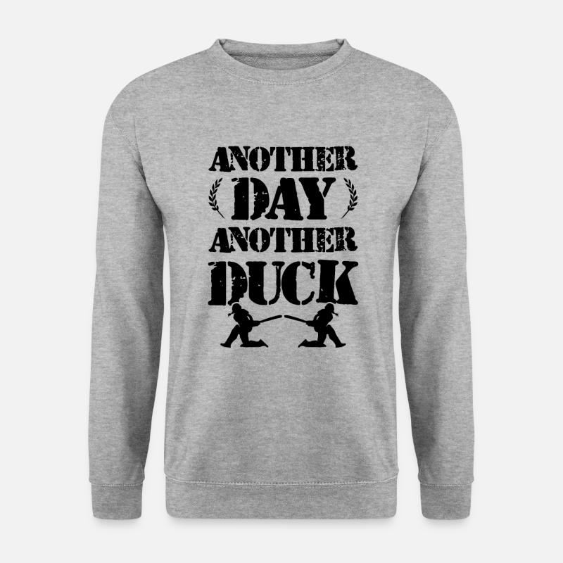 cricket duck - Unisex Pullover - Weißgrau meliert