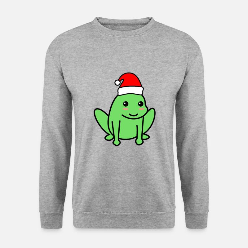 Noël de Frog Comic - Sweat-shirt Unisexe - gris chiné