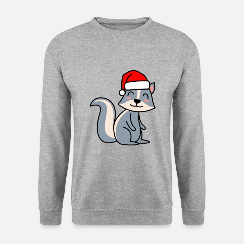 Stinker Comic Weihnachten Xmas - Unisex Pullover - Weißgrau meliert