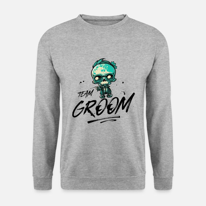 Team Groom Wedding Skeleton - Unisex Sweatshirt - salt & pepper