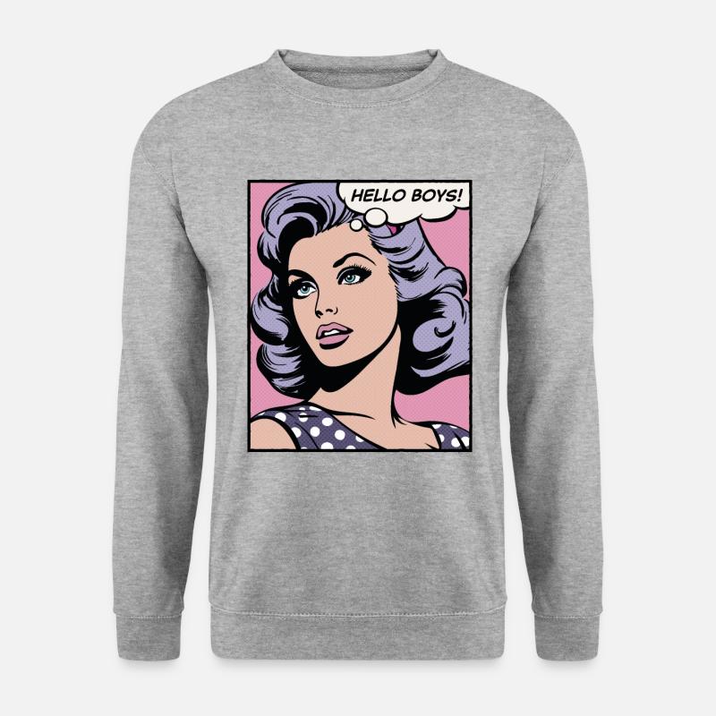 Hello Boys - Unisex Sweatshirt - salt & pepper