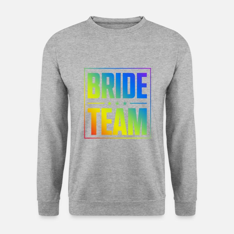 Bride Team - Unisex Pullover - Weißgrau meliert